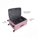 BAOMI PASTEL DREAMS Range Rose Pink Hard Medium Luggage
