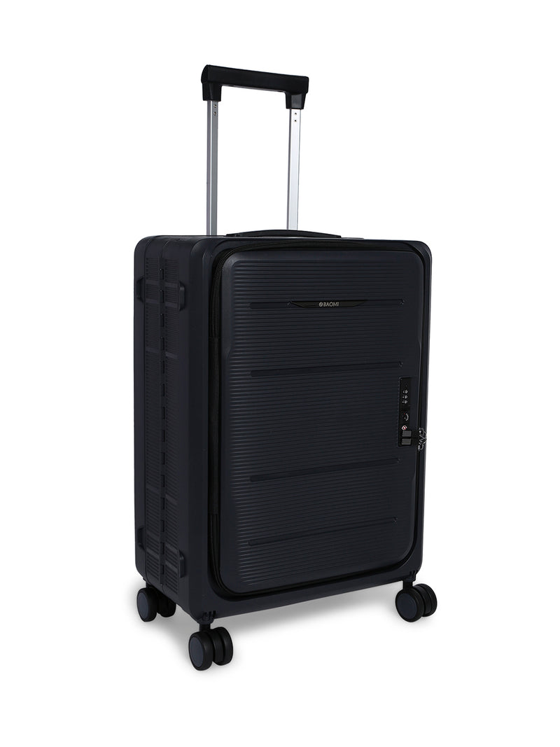 BAOMI PASTEL DREAMS Range Black Hard Cabin Luggage