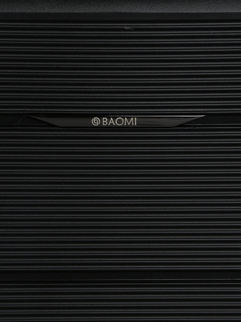 BAOMI PASTEL DREAMS Range Black Hard Cabin Luggage