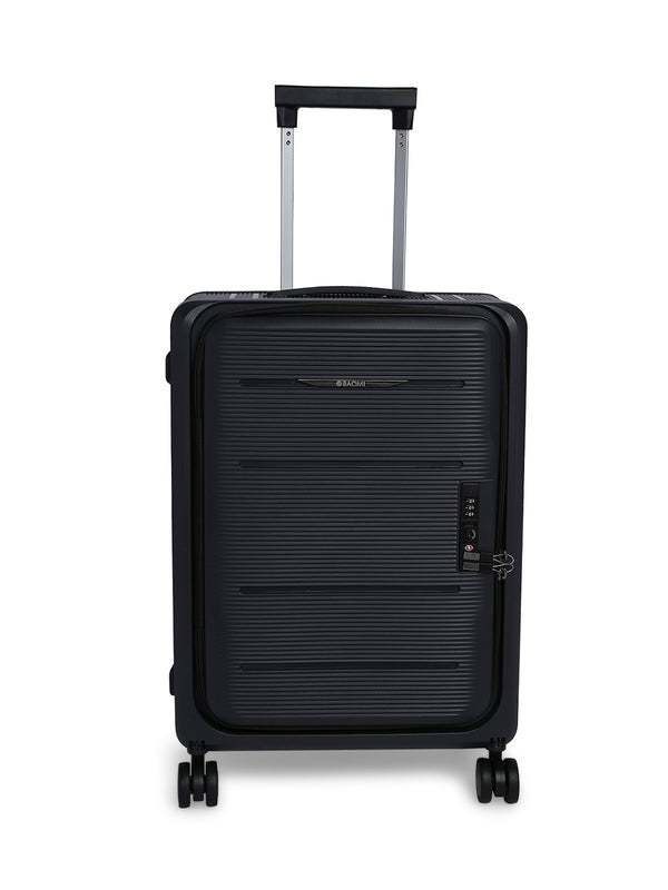 BAOMI PASTEL DREAMS Range Black Hard Cabin Luggage