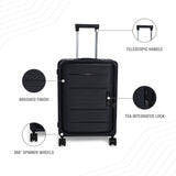 BAOMI PASTEL DREAMS Range Black Hard Cabin Luggage