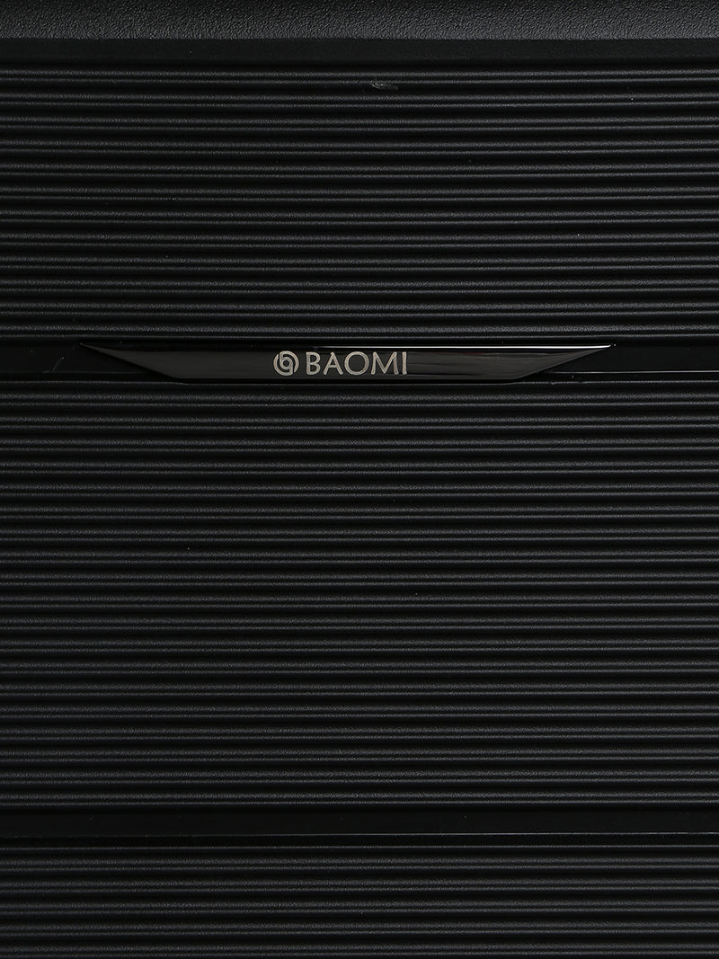 BAOMI PASTEL DREAMS Range Black Hard Medium Luggage