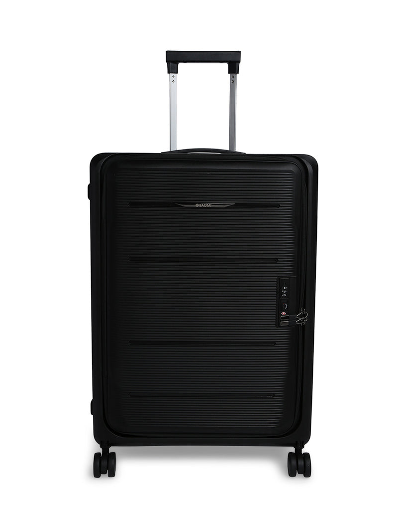 BAOMI PASTEL DREAMS Range Black Hard Medium Luggage