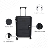 BAOMI PASTEL DREAMS Range N.Grey Hard Cabin Luggage