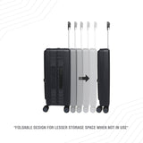 BAOMI PASTEL DREAMS Range N.Grey Hard Cabin Luggage