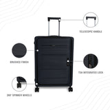 BAOMI PASTEL DREAMS Range N.Grey Hard Medium Luggage