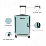 BAOMI PASTEL DREAMS Range Green Hard Cabin Luggage