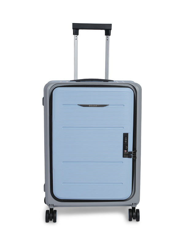 BAOMI PASTEL DREAMS Range Blue Grey Hard Cabin Luggage