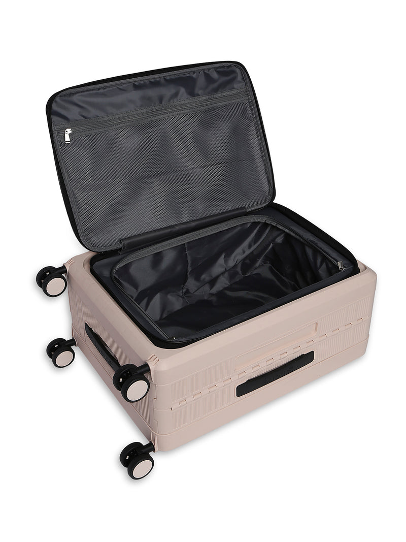 BAOMI PASTEL DREAMS Range Khaki Hard Cabin Luggage