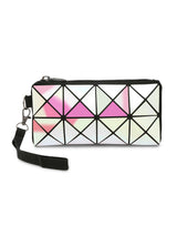 BAOMI GEOMETRIC COSMATIC POUCH Range Rainbow Color Soft One Size Cosmatic Bag