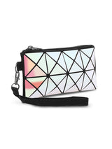 BAOMI GEOMETRIC COSMATIC POUCH Range Rainbow Color Soft One Size Cosmatic Bag