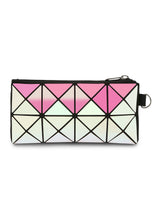 BAOMI GEOMETRIC COSMATIC POUCH Range Rainbow Color Soft One Size Cosmatic Bag