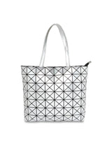 BAOMI GEOMETRIC HANDBAG Range Grey Soft One Size Handbag