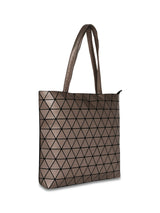 BAOMI GEOMETRIC HANDBAG Range Golden Matt Soft One Size Handbag