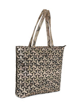 BAOMI GEOMETRIC HANDBAG Range Golden Matt Soft One Size Handbag