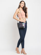 BAOMI GEOMETRIC SLING BAG Range Reflective & Rainbow Soft One Size Sling Bag