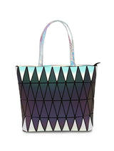 BAOMI GEOMETRIC HANDBAG Range Dual Rainbow Soft One Size Handbag