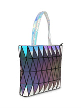 BAOMI GEOMETRIC HANDBAG Range Dual Rainbow Soft One Size Handbag