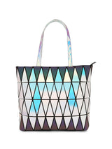 BAOMI GEOMETRIC HANDBAG Range Rainbow & Reflective Soft One Size Handbag