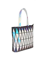 BAOMI GEOMETRIC HANDBAG Range Rainbow & Reflective Soft One Size Handbag