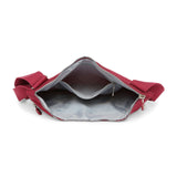 BAOMI CRINKLE SHOULDER BAG Range Dark Red Soft One Size Shoulder Bag