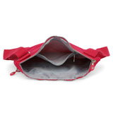 BAOMI CRINKLE SHOULDER BAG Range Fuchsia Red Soft One Size Shoulder Bag
