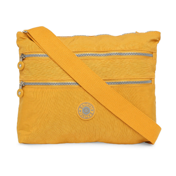 BAOMI CRINKLE SHOULDER BAG Range Yellow Soft One Size Shoulder Bag