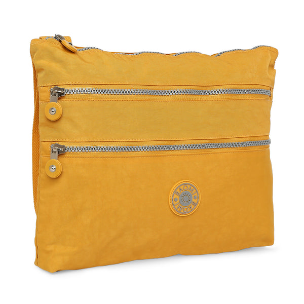 BAOMI CRINKLE SHOULDER BAG Range Yellow Soft One Size Shoulder Bag