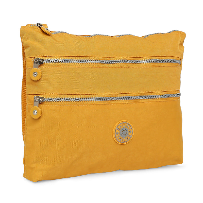 BAOMI CRINKLE SHOULDER BAG Range Yellow Soft One Size Shoulder Bag