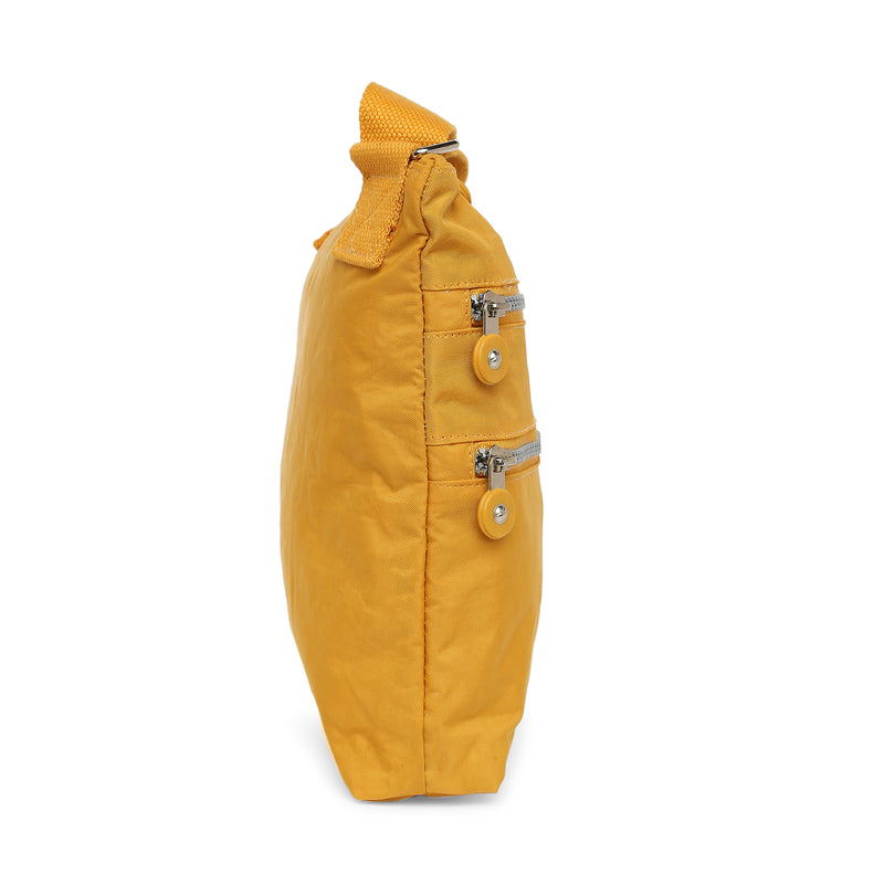 BAOMI CRINKLE SHOULDER BAG Range Yellow Soft One Size Shoulder Bag