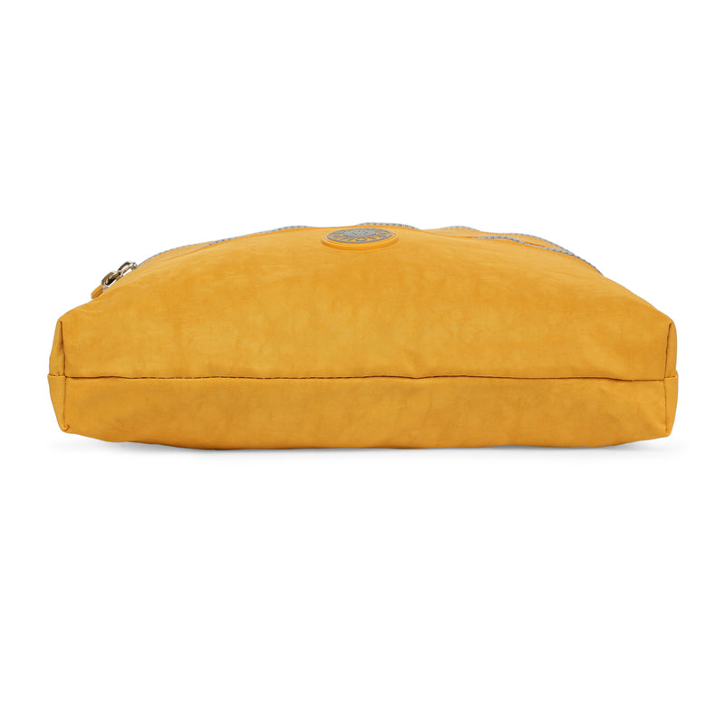 BAOMI CRINKLE SHOULDER BAG Range Yellow Soft One Size Shoulder Bag