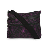 BAOMI CRINKLE SHOULDER BAG Range Black & Purple Soft One Size Shoulder Bag