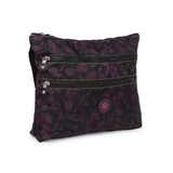 BAOMI CRINKLE SHOULDER BAG Range Black & Purple Soft One Size Shoulder Bag