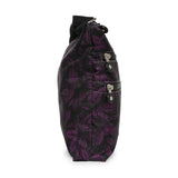 BAOMI CRINKLE SHOULDER BAG Range Black & Purple Soft One Size Shoulder Bag