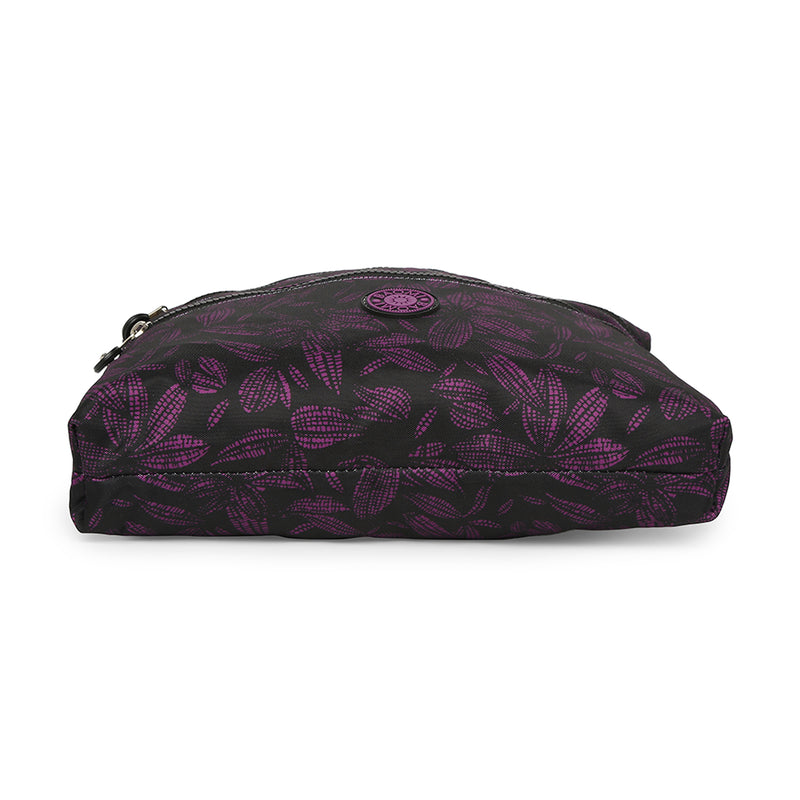 BAOMI CRINKLE SHOULDER BAG Range Black & Purple Soft One Size Shoulder Bag