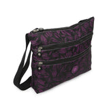 BAOMI CRINKLE SHOULDER BAG Range Black & Purple Soft One Size Shoulder Bag