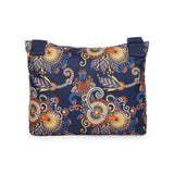 BAOMI CRINKLE SHOULDER BAG Range Blue & Yellow Floral Soft One Size Shoulder Bag