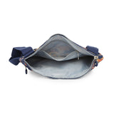 BAOMI CRINKLE SHOULDER BAG Range Blue & Yellow Floral Soft One Size Shoulder Bag