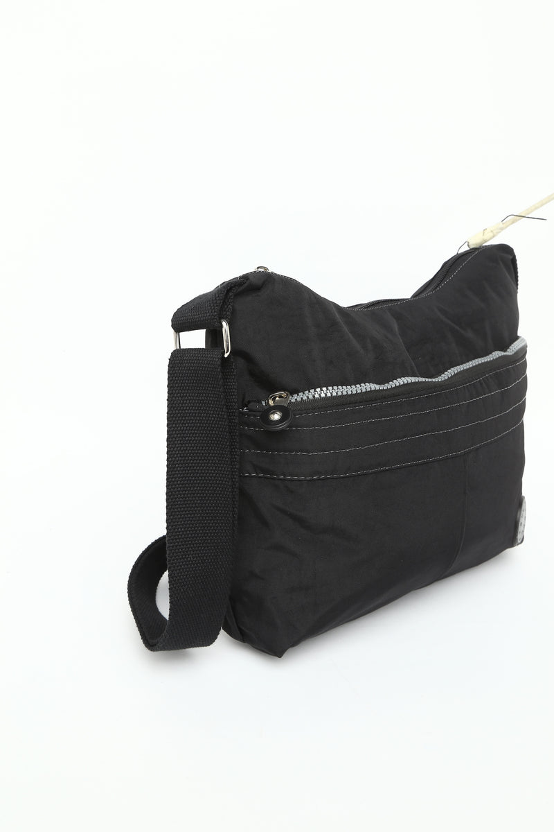 BAOMI CRINKLE SHOULDER BAG Range Black Soft One Size Shoulder Bag