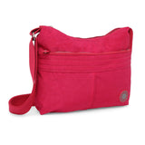 BAOMI CRINKLE SHOULDER BAG Range Fuchsia Red Soft One Size Shoulder Bag