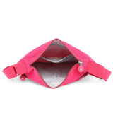 BAOMI CRINKLE SHOULDER BAG Range Fuchsia Red Soft One Size Shoulder Bag