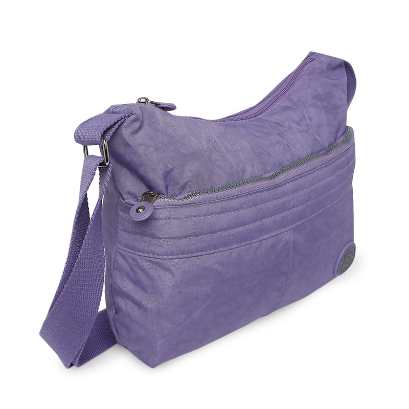 BAOMI CRINKLE SHOULDER BAG Range Light Purple Soft One Size Shoulder Bag