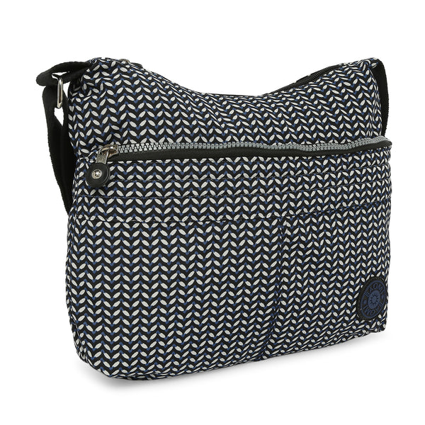 BAOMI CRINKLE SHOULDER BAG Range Black & White Soft One Size Shoulder Bag
