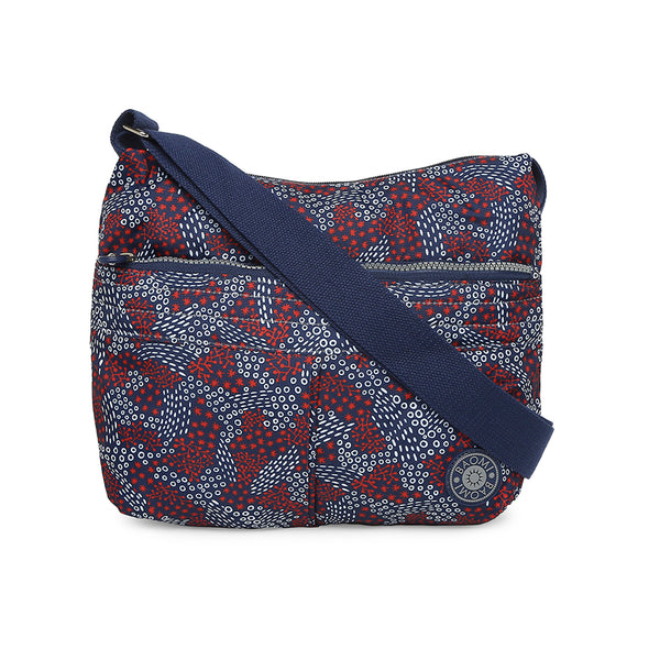 BAOMI CRINKLE SHOULDER BAG Range Blue & Red Soft One Size Shoulder Bag