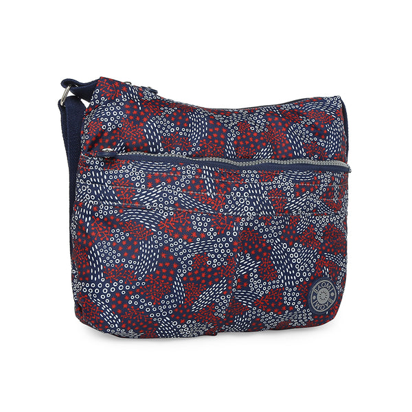BAOMI CRINKLE SHOULDER BAG Range Blue & Red Soft One Size Shoulder Bag