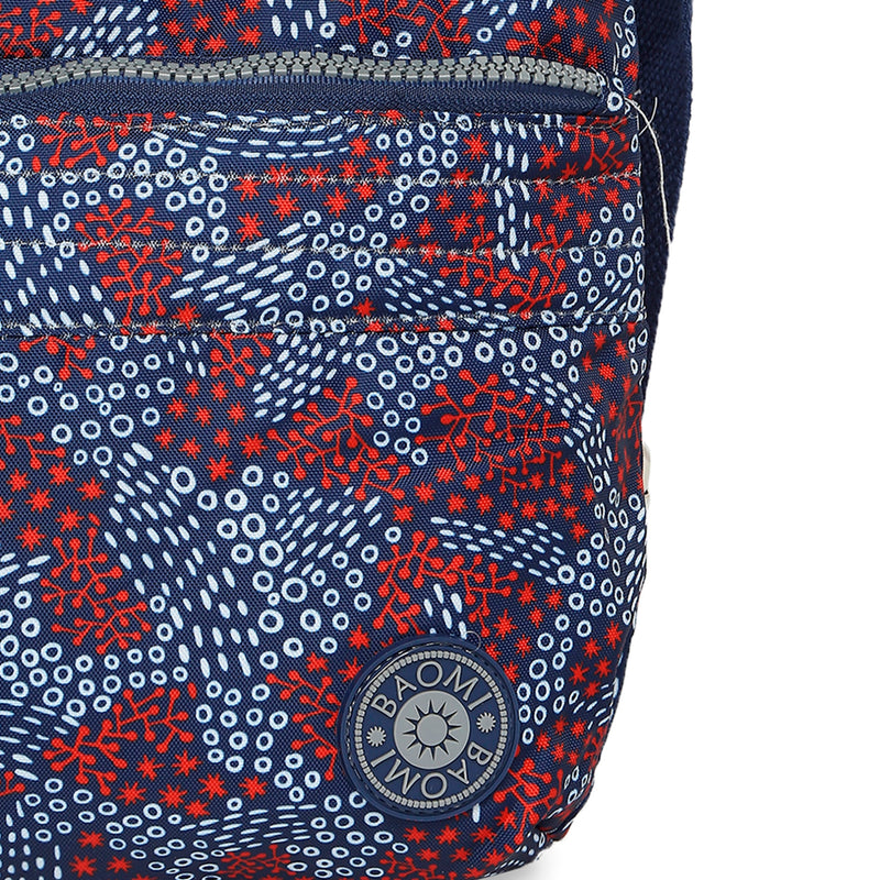 BAOMI CRINKLE SHOULDER BAG Range Blue & Red Soft One Size Shoulder Bag
