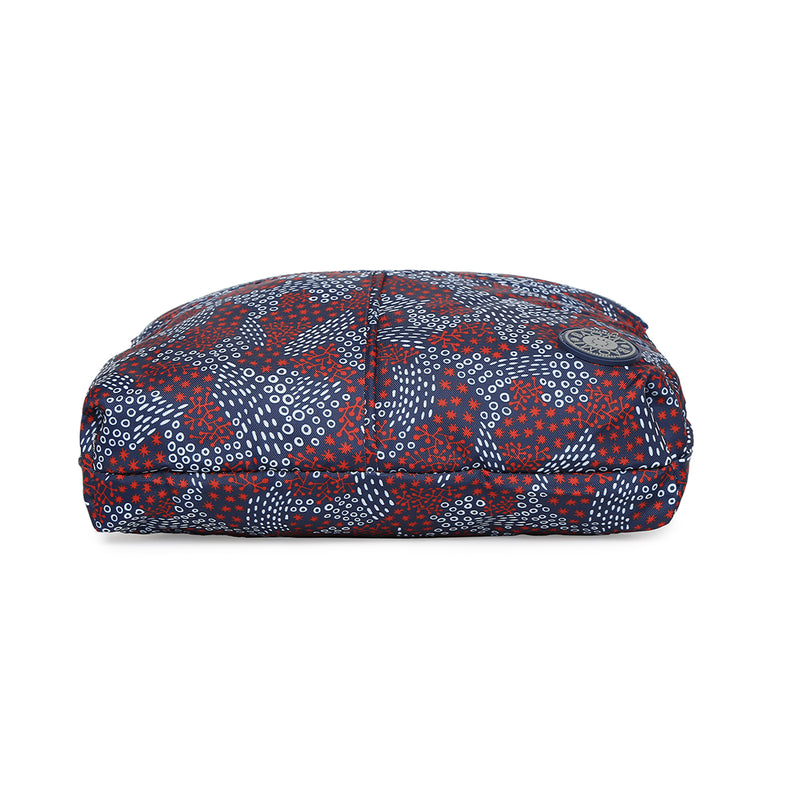 BAOMI CRINKLE SHOULDER BAG Range Blue & Red Soft One Size Shoulder Bag