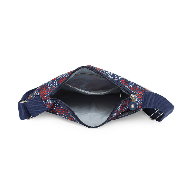 BAOMI CRINKLE SHOULDER BAG Range Blue & Red Soft One Size Shoulder Bag