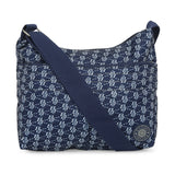 BAOMI CRINKLE SHOULDER BAG Range Blue & White Soft One Size Shoulder Bag