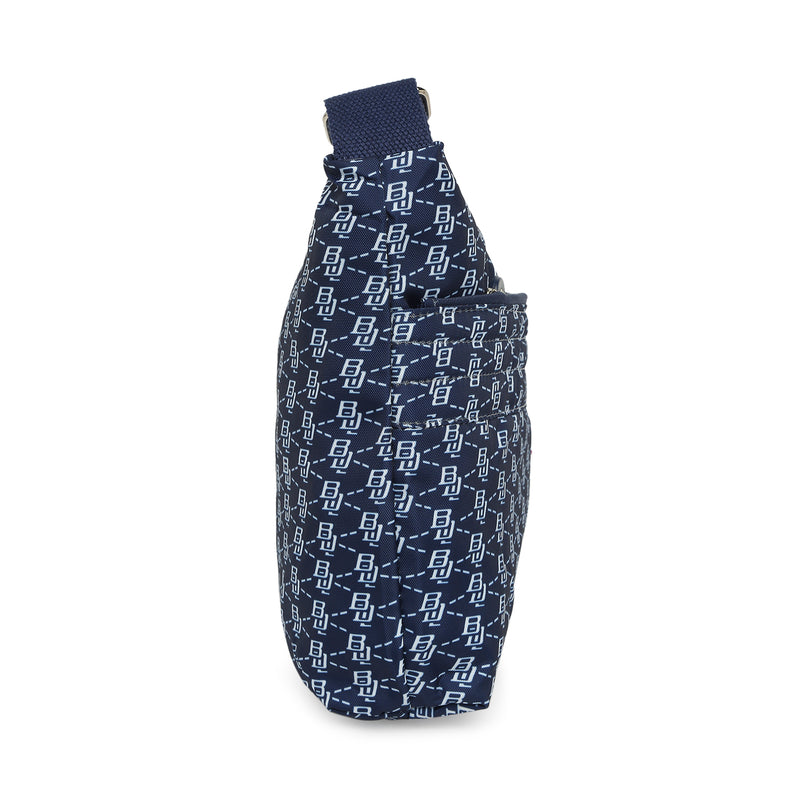 BAOMI CRINKLE SHOULDER BAG Range Blue & White Soft One Size Shoulder Bag